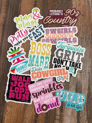 Bronco Stickers & Patches - Bronco Western Supply Co.