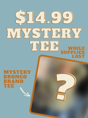 $14.99 MYSTERY TEE - Apparel - Bronco Western Supply Co. - Bronco Western Supply Co.