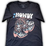 Howdy Y'all Tee - Black