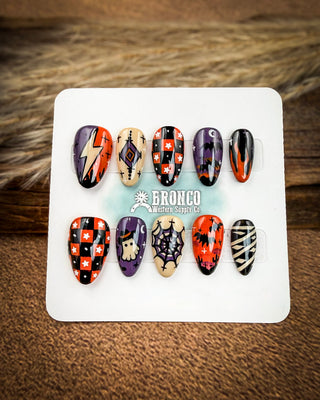 Fall Western Press-On Nails