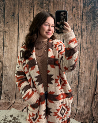 Trading Post Cloud Cardigan in Cream