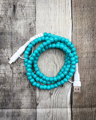 Turquoise Junkie Western 4-in-1 Charging Cable