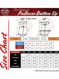 Size chart for Twilight Tessa Pullover Button-Up