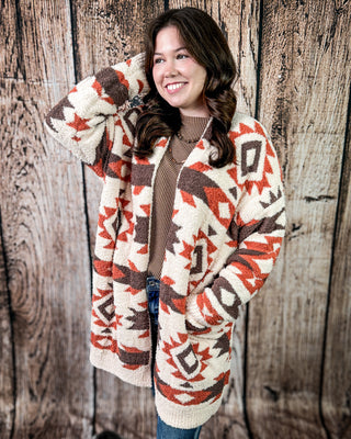 Trading Post Cloud Cardigan in Cream