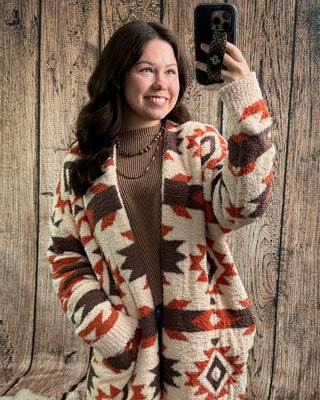 Trading Post Cloud Cardigan in Cream