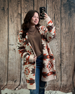 Trading Post Cloud Cardigan in Cream