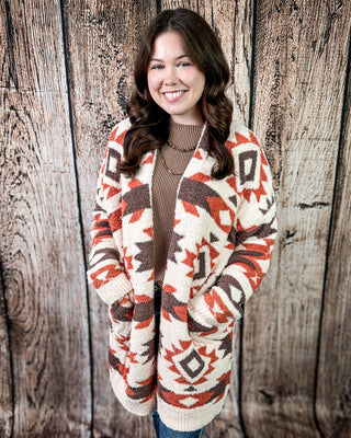 Trading Post Cloud Cardigan in Cream