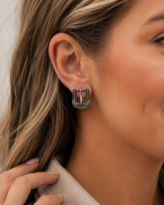 Rylan Buckle Fashion Earrings