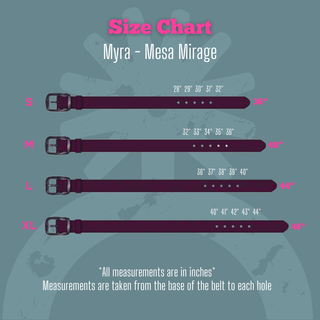 Mesa Moon Mirage Hand-tooled Belt by Myra Bag