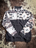 Stevie Hooey Men's Pullover - Black/White