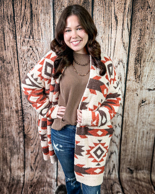 Trading Post Cloud Cardigan in Cream