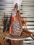 Wrangler - Leopard Print - Tote/Shoulder Bag - Convertible Backpack - Bronco Western Supply Co.