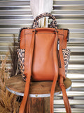 Wrangler - Leopard Print - Tote/Shoulder Bag - Convertible Backpack - Bronco Western Supply Co.