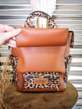 Wrangler - Leopard Print - Tote/Shoulder Bag - Convertible Backpack - Bronco Western Supply Co.