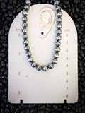 Kenna Navajo Style Pearl Necklace - Natural - Faux Navajo Pearls - Bronco Western Supply Co.