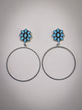 Poppy Stud Dangle Earrings - Western Jewelry - Dangle - Bronco Western Supply Co.