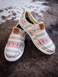 Twisted X - Hooey - Slip On Shoe - Loper - Pink Multi - Casual Shoe - Bronco Western Supply Co.