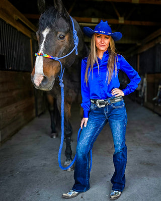 Freedom 2 Bootcut Jeans in Dark Indigo by Cowgirl Tuff