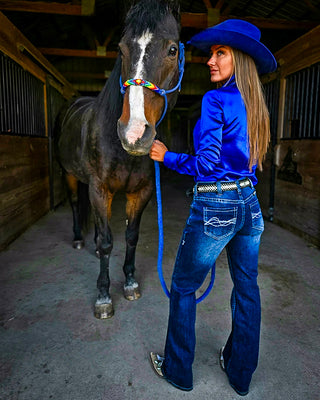 Freedom 2 Bootcut Jeans in Dark Indigo by Cowgirl Tuff