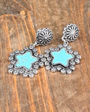 earrings on wood 