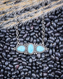necklace on beans and wheat 