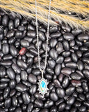 Necklace being displayed.