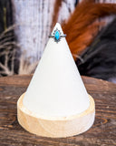Turquoise Ring shown on ring display.