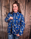 Rodeo Range Quilted Jacket modeled on person.
