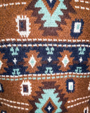 Close up of Amarillo Days Knit Sweater Vest.