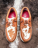 Twisted X Feather X sneaker on cow hide