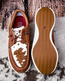 Twisted X Feather X sneaker on cow hide