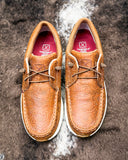 Twisted X Feather X sneaker on a cow hide 