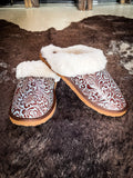 Myra Bag - Marta Turquoise Leather Lined Slippers - Bronco Western Supply Co.