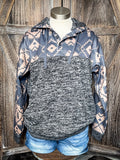 Jimmy Hooey Men's Hoodie - Black/Tan - Bronco Western Supply Co.