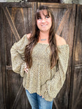 Leo Baby Doll Top - Leopard Print - Bronco Western Supply Co.