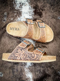 Myra Bag - Darla Trail Hand Tooled Sandals - Western Footwear - Bronco Western Supply Co.