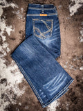 Cowgirl Tuff - Rusty Barbed Wire Bootcut Jeans- Bronco Western Supply Co.