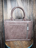 Belle - Concealed Carry - Crossbody Tote - Coffee - Montana West - Bronco Western Supply Co.