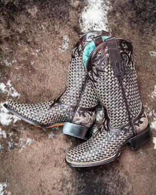 Chocolate Canyonette Corral Boots