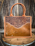 Belle - Concealed Carry - Crossbody Tote - Brown - Montana West - Bronco Western Supply Co.