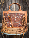 Tally - Concealed Carry - Crossbody Tote - Brown- Montana West - Bronco Western Supply Co.