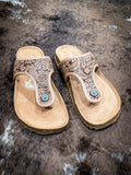 Danni Sandal in Light Tan by Very G - Western Sandal - Bronco Western Supply Co.