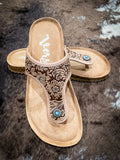 Danni Sandal in Light Tan by Very G - Western Sandal - Bronco Western Supply Co.