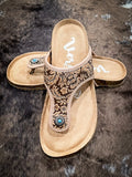 Danni Sandal in Light Tan by Very G - Western Sandal - Bronco Western Supply Co.