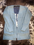 Wafflewood Cardigan - Blue Grey - Western - Casual Fashion - Bronco Western Supply Co.