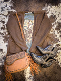 Wafflewood Cardigan - Brown - Western - Casual Fashion - Bronco Western Supply Co.