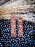 Dakota Dangle Earrings - Copper - Western Jewelry - Bronco Western Supply Co.