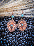 Fallon Dangle Earrings - Copper -  Western Jewelry - Bronco Western Supply Co.