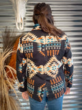 Mesa Mirage Southwestern Print Blazer