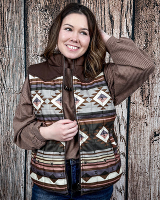 Sundown Reversible Aztec Vest by Lucky & Blessed